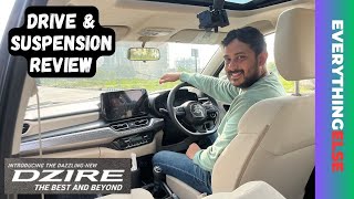 Drive amp Suspension Review  2024 New Maruti Suzuki DZIRE ✅🔥 [upl. by Reiser232]