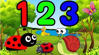 Comptine des chiffres  Apprendre à compter en français 110  French Numbers  الأرقام بالفرنسية [upl. by Dymoke]