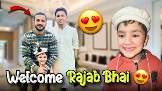 Welcome Rajab Bhai 🧡  Rajab Family AagayE 😱 [upl. by Halford]