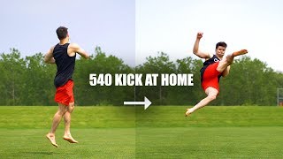 Learn 540 Kick Fast by Turning a 360 Into a Tricking Kick [upl. by Iaw667]