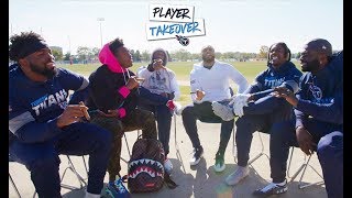 Catching Up w the Titans Linebackers  Player Takeover [upl. by Bundy]