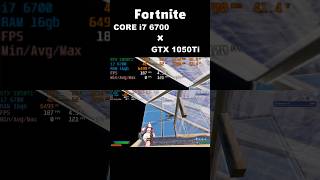 core i7 6700×gtx 1050 tifortnait Chapter5 Season4Performanceフォートナイトfps test2024 [upl. by Allehcram373]