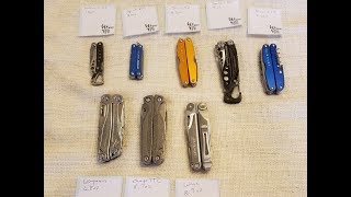 Leatherman EDC Multitool Comparison [upl. by Keegan]