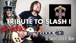 Tribute To Slash I  17 Of His Best Guitar Solos Guns N Roses by Ignacio Torres NDL [upl. by Otho]