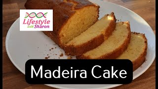 Madeira Cake  Madera Cake  Baking  Cooking at Home  Cake recipe  Lifestyle With Sharon [upl. by Alphonso]