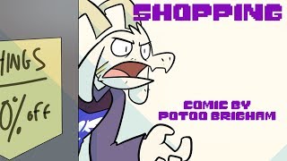 Shopping Growth Spurt AU Comic Dub [upl. by Gerger562]