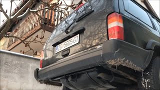 25 Turbo Diesel Jeep Cherokee Cold Start [upl. by Aratehs]