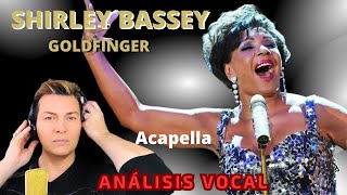 REACTION  REACCION SHIRLEY BASSEY  GOLDFINGER  ACAPELLA Por Adry Vachet Vocal Coach [upl. by Patty]