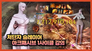 Lost Ark 처단자 슬레이어 아크패시브 1사이클 세팅 강의 [upl. by Ethyl]