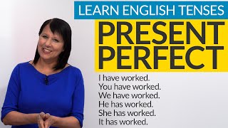 Learn English Tenses PRESENT PERFECT [upl. by Atsirak833]