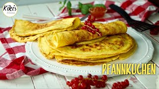 Leckerste Pfannkuchen  zum selber machen  Pfannekuchen Grundrezept [upl. by Coffee281]