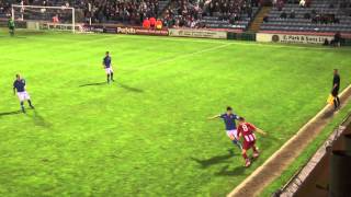 Match Highlights  Stockport County Vs Altrincham FC  180414 [upl. by Sukcirdor204]