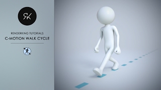 Tutorial C4D CMotion walk cycle [upl. by Ailime975]