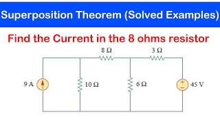 24a  Solved Examples on Superposition Theorem NEW [upl. by Ij]