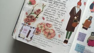 Hobonichi Flipthrough A6 Original 9 deutschgerman [upl. by Aronel]