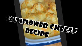 budget friendly cauliflower cheese recipe 😋 [upl. by Eilra990]