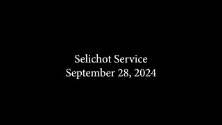 Selichot Service 9 28 2024 [upl. by Randene]