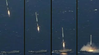 SpaceX Rocket Landing Compilation 🚀  Go To Space [upl. by Ocin984]