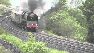 71000 Duke of Gloucester Storming Ais Gill 210511 plusa surprise [upl. by Berga44]