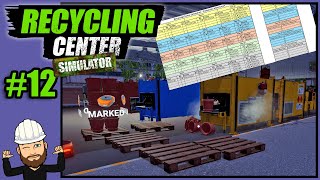 New Spreadsheet Makes Us Huge Profit  Recycling Center Simulator 12  Full Release [upl. by Esital805]