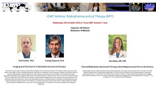 IOMP Webinar Radiopharmaceutical Therapy RPT [upl. by Essej]