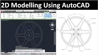 2D drawing using AutoCAD Drawing 2 [upl. by Omsare]