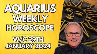 Aquarius Horoscope Weekly Astrology from 29th January 2024 [upl. by Lanos]