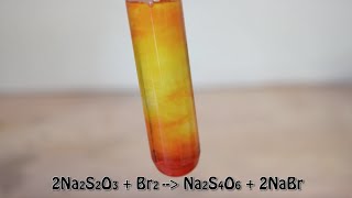 Neutralization of Bromine  Beautiful Reaction [upl. by Adnwahsor]