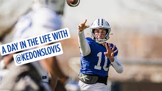 BYU Football  A Day in the Life with Kedon Slovis [upl. by Esinal]