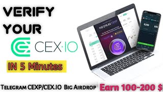 how to verify cexio account ✔️  cexp token Airdrop  cexp telegram bot  cexio verification [upl. by Llennej616]