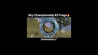 Domination In Sky Championship🚀 Sky R3 Frags Daily Highlights 74 shorts ytshorts fyp bgmi [upl. by Phemia812]