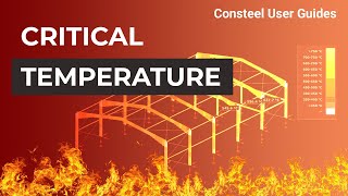 How to use the Critical Temperature feature in Consteel 14  Consteel User Guides [upl. by Finzer]