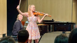 Amazing Performance of 15 Year Old Karolina Protsenko  Sarasate  Zigeunerweisen [upl. by Riti]