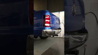 Vw Amarok V6 TDI revving with downpipe decat only  Dpf off [upl. by Sanders]