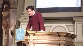 Ben Aldridge reading at the Sick Children’s Trust Christmas Concert 2018 [upl. by Glaudia]