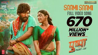 Pushpa Saami Saami  Full Video Song  Allu Arjun Rashmika Mandanna  Sunidhi C  DSP  Sukumar [upl. by Emoreg]