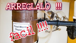 COMO ARREGLAR TRITURADOR DE COMIDA NO SIRVE moledordecomida garbagedisposal pepegomez [upl. by Tterej]