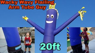 20ft Wacky Waving Inflatable Arm Flailing Tube Guy [upl. by Cordova499]