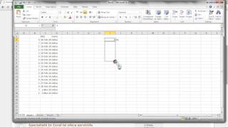 Afisare automata in excel a zilelor saptaminii in functie de data [upl. by Scuram]