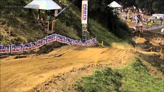 Differences Between a Football Player and a MX Rider  With Chad Reed Crash at Millville 2011 [upl. by Ydniahs121]