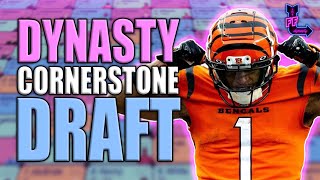 Dynasty Assets to Build Around  Cornerstone Mock Draft Dynasty Fantasy Football Superflex Rankings [upl. by Ithaman]