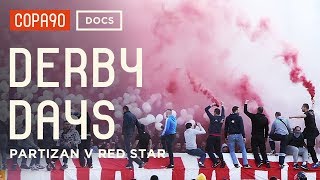 The Most Intense Atmosphere in Football  Partizan v Red Star  Derby Days [upl. by Asiil]