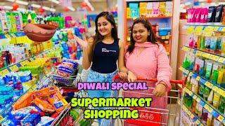 🪔Diwali Special Cheapest Super Market Shopping for New House 🏠 Bindass Kavya Diwali Celebration [upl. by Atnod]