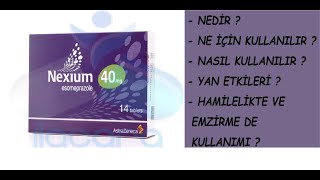 Nexium 40 mg Tablet Nedir Ne için kullanılır Nasıl kullanılır Yan etkileri nelerdir [upl. by Tecu]