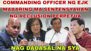 COMMANDING OFFICER NG EJK MAAARING MA SENTENSYAHAN NG RECLUSION PERPETUA [upl. by Gilberte]