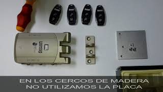 CERRADURA INVISIBLE REMOCK LOCKEY [upl. by Airdnek776]