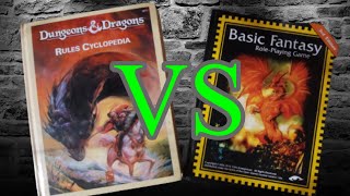 RULES CYLOPEDIA VS BASIC FANTASY [upl. by Mw]