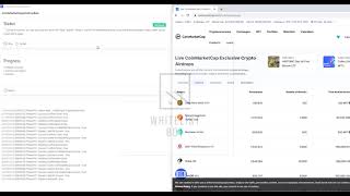 CoinMarketCap Airdrop Bot [upl. by Ellimahs]