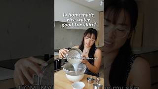 Is homemade rice water REALLY good for your skin 👀 ricewaterforface kbeautyskincare [upl. by Bellis510]