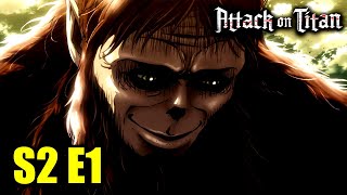 Attack On Titan Season 2 Episode 1 in Hindi [upl. by Hanima]